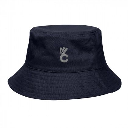 Navy Blue Embroidered Berkley Bucket Hat