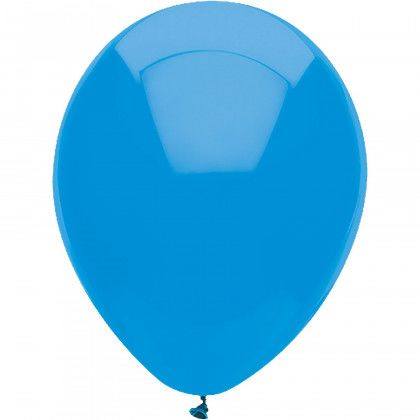 AdRite 9" Basic Color Economy Custom Imprinted Latex Balloons - Blue