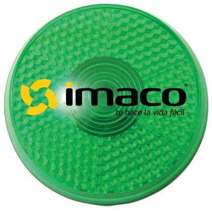 Logo Imprinted Circle Strobe Light - Translucent Green