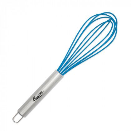 Blue Company Logo Printed Whisk | Promotional Whisks