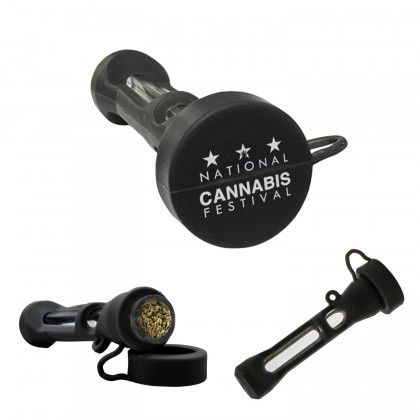 Custom Imprinted Glass Pocket Pipe Custom Imprinted Glass Pocket Pipe