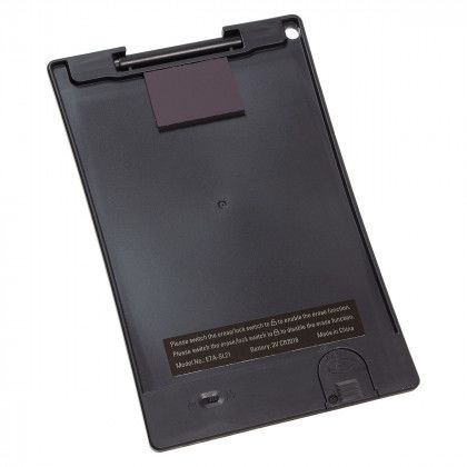 Promotional Slate 6.5" LCD Memo Board -Back