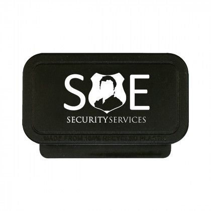 Printed Logo Recycled Privacy Cover - Black