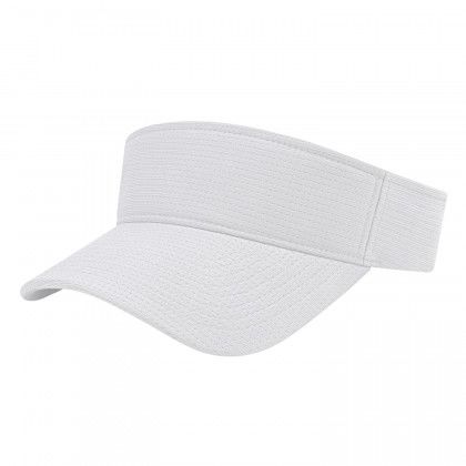 White Embroidered Premium FlexFit 110 Aerated Performance Visor