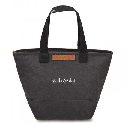 Logo Out of the Woods Mini Shopper Lunch Tote - Ebony