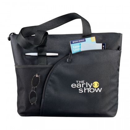 Black Excel Sport Zippered Carry-All Tote