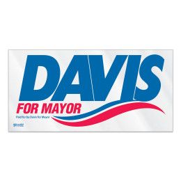 Decal with Static Cling - 2in x 4in Rectangle Promotional Custom Imprinted With Logo Decal with Static Cling - 2in x 4in Rectangle Promotional Custom Imprinted With Logo