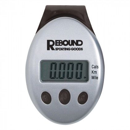 Trans Charcoal Custom Deluxe Multi-Function Pedometer