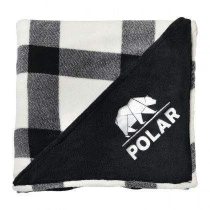 White Buffalo Plaid Ultra Plush Throw Blanket