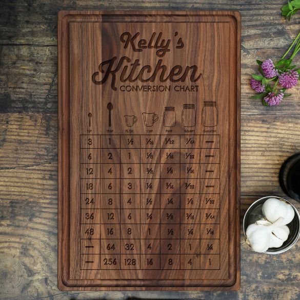 Kitchen Conversion Board, Custom Cutting Board