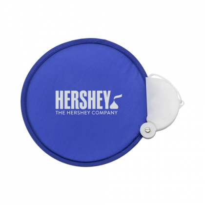 Promotional Folding Fan | Tradeshow Giveaways - Blue