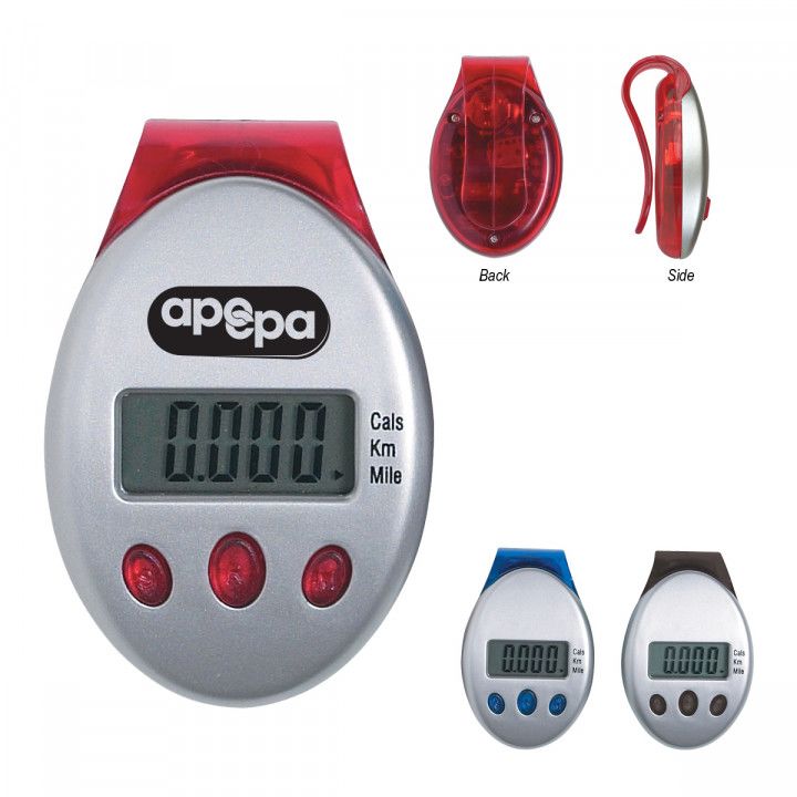 Deluxe Wholesale MultiFunction Pedometers with Logos