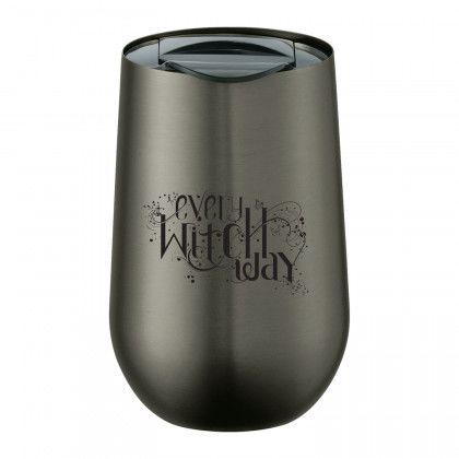 Graphite Custom Sleek Stainless-Steel Tumbler 14oz