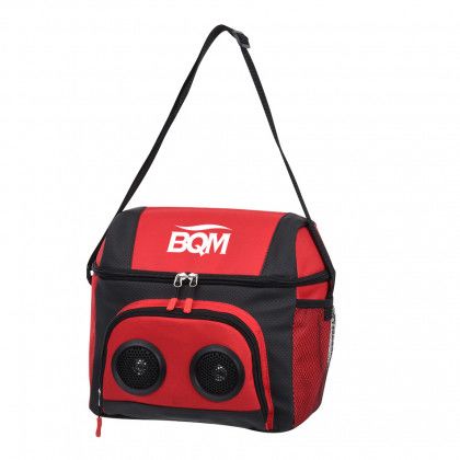 Promo Red Intermission Cooler Bag with Speakers