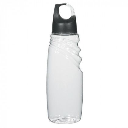 Promotional Crest Carabiner Sports Bottle - 24 oz - Clear
