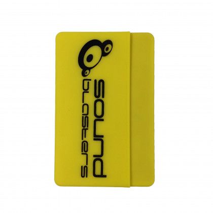 Custom Logo Silicone Smart Side Wallet - Yellow