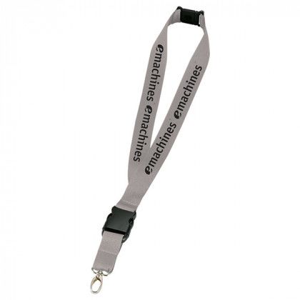 Gray Hang in There Lanyard Custom Imprinted | Promotional Lanyard Wholesale