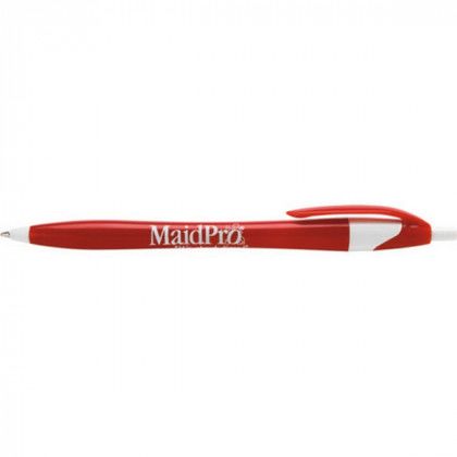 Cheap Promotional Pens in Bulk | Promotional Javalina Pens | Cheap Personalized Click Action Pens -Red