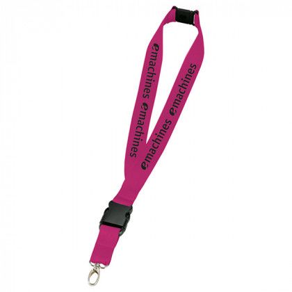 Pink Hang in There Lanyard Custom Imprinted | Promotional Lanyard Wholesale