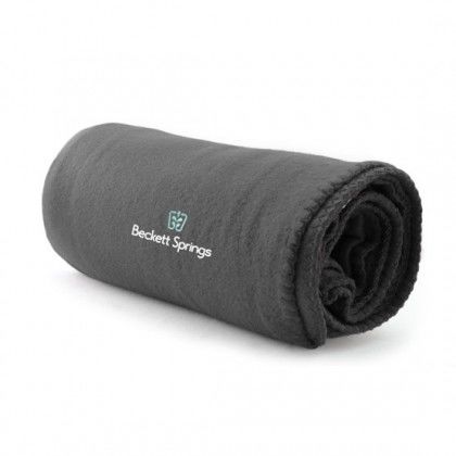 Custom Embroidered Fleece Blankets - Charcoal