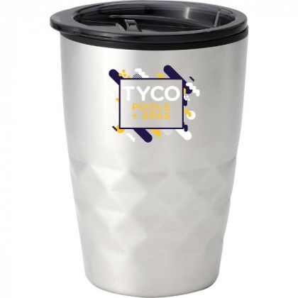 Imprinted Insulated Kappa 12oz Tumbler - Silver