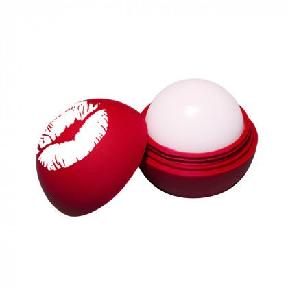 Yummy Lip Balm with Logo - Strawberry/Dark Red