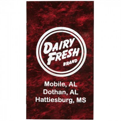 Marble Cover Custom Pocket Planner  - Burgundy