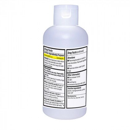 Custom 3 oz. Gel Sanitizer Full Color Label Drug Facts