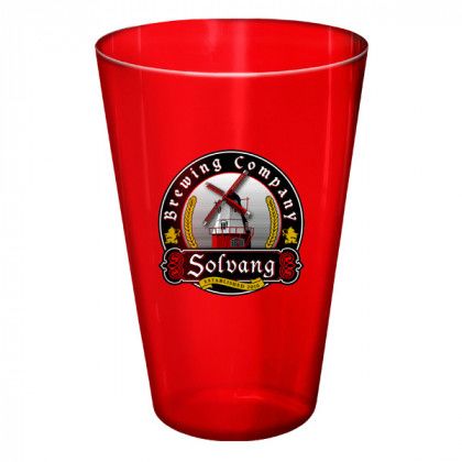 Custom 16 oz Pint Stadium Cups Red