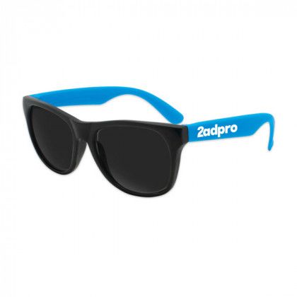 Premium Classic Sunglasses with Logo Blue