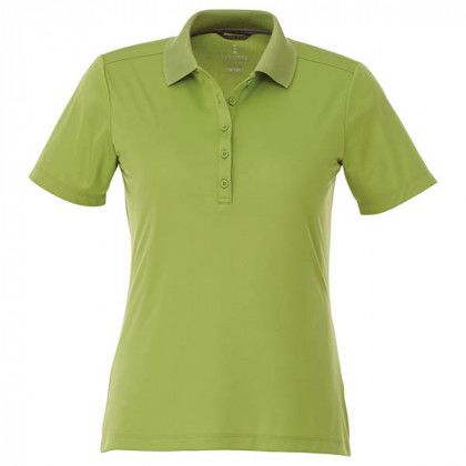 Women's Dade Embroidered Polo - Dark citron green