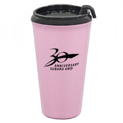 Custom Polypropylene Tumblers | 16 oz Infinity Insulated Tumbler | Custom Printed Tumblers - Pink Custom Polypropylene Tumblers | 16 oz Infinity Insulated Tumbler | Custom Printed Tumblers - Pink