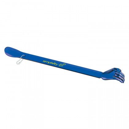 Promotional Back Scratcher Shoehorn - Translucent blue