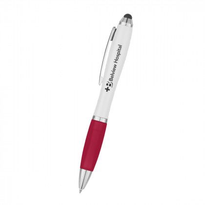 Imprinted Antibacterial Stylus Pen - Red