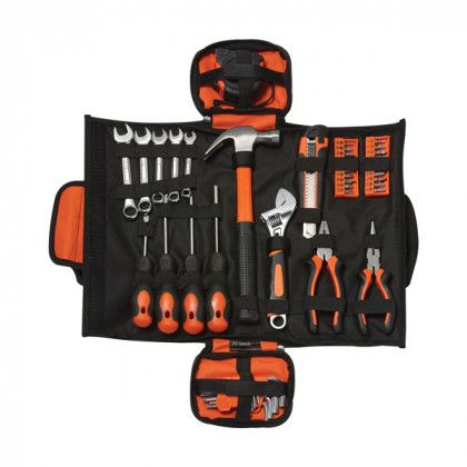 45-Piece Foldable Tool Set with Logo