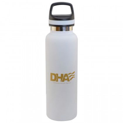 Promo 20 oz Satin Vacuum Tumbler White