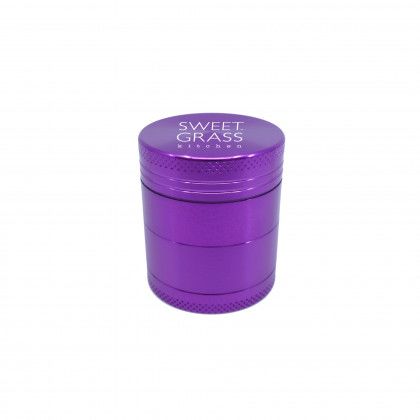 Small Aluminum Grinder with Imprint Purple