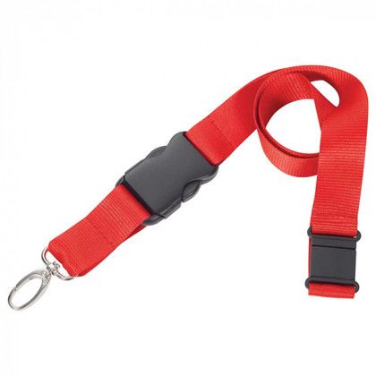 Red Hang in There Lanyard Custom Imprinted | Promotional Lanyard Wholesale