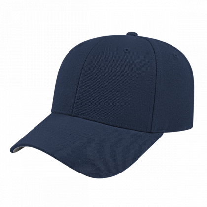 Navy Original Acrylic/Wool Serge Cap with Logo