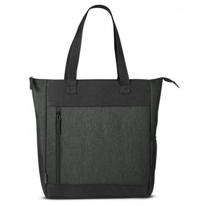 Customized Austin Nylon Collection Tote - Heather dark gray