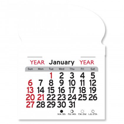 Peel-N-Stick® Calendar - Oval