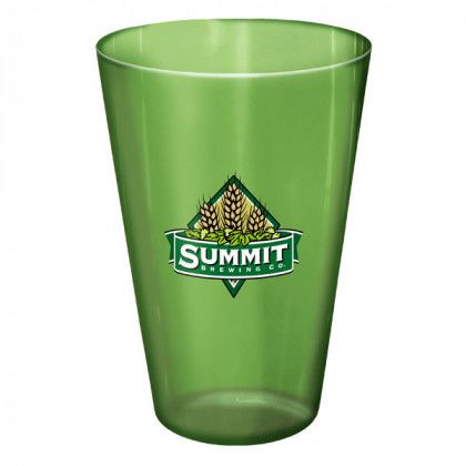 Custom 16 oz Pint Stadium Cups Green
