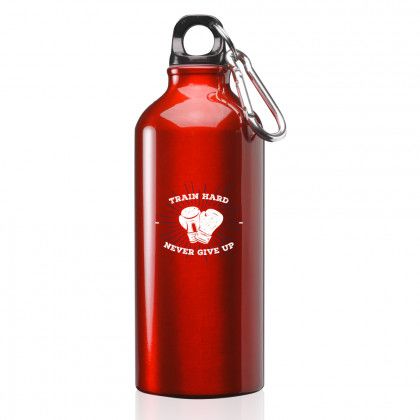 Printed Aluminum 20 oz Water Bottle - Red