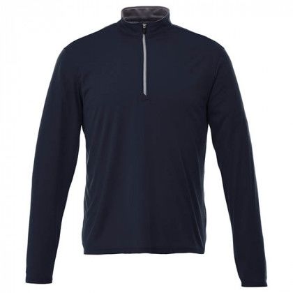 Custom Men's Vega Tech Quarter Zip - Navy