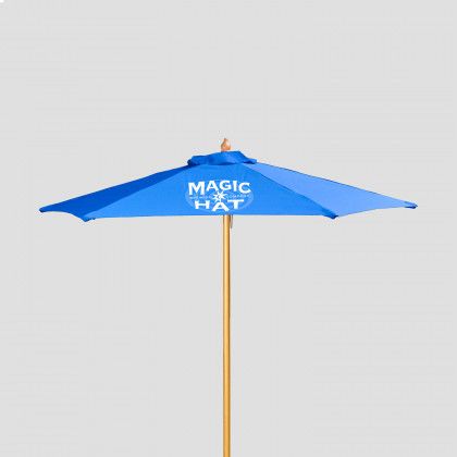 Promotional Wood Market Umbrella 7 ft. Royal