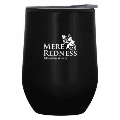 Imprinted Napa Stemless Wine Cup - 12 oz, Black Imprinted Napa Stemless Wine Cup - 12 oz, Black