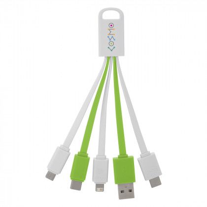 Printed Cosmo 5-in-1 Charging Buddy - Green