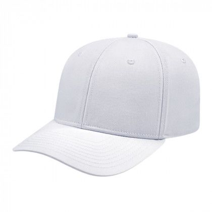 White Promo Original Poly/Cotton Snap Back Cap