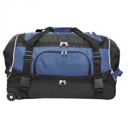 Imprinted Terra Rolling Duffel - Navy