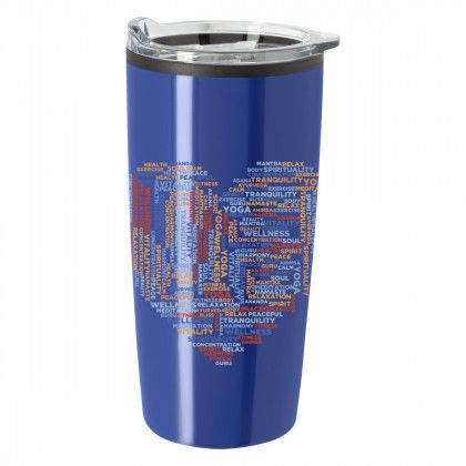 Customized Full Color 20 oz Elate Himalayan Tumbler - Blue